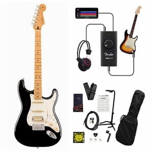 Fender / Player II Stratocaster HSS Maple Fingerboard Black  録音＆セッションで上達！Fender Link I/O付き13点セット
