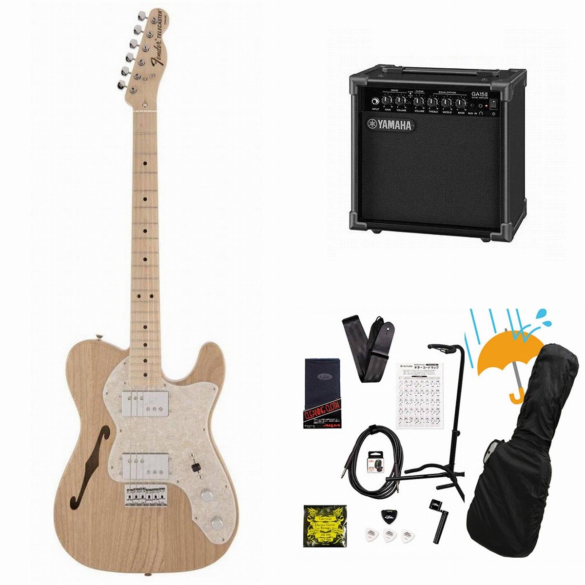 Fender / Made in Japan Traditional 70s Telecaster Thinline Natural
