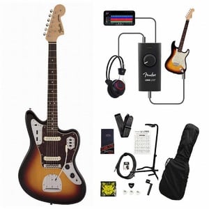 Fender / Made in Japan Traditional 60s Jaguar Rosewood Fingerboard 3-Color Sunburst  録音＆セッションで上達！Fender Link I/O付き13点セット