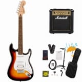 Squier by Fender / Affinity Series Stratocaster Junior HSS Laurel FB White PG 3-Color Sunburst  Marshall MG10アンプ付属エレキギター初心者セットRの商品ページ