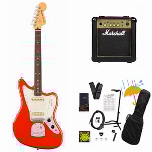 Fender / Player II Jaguar Rosewood FB Coral Red エレキギター Marshall MG10アンプ付属エレキギター初心者セットR