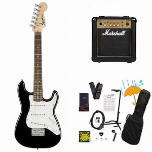 Squier / Mini Strat Laurel FB Black ミニギター エレキギター