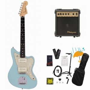 Fender / Made in Japan Junior Collection Jazzmaster Rosewood FB Satin Daphne Blue [ショートスケール] PG-10アンプ付属エレキギター初心者セットR