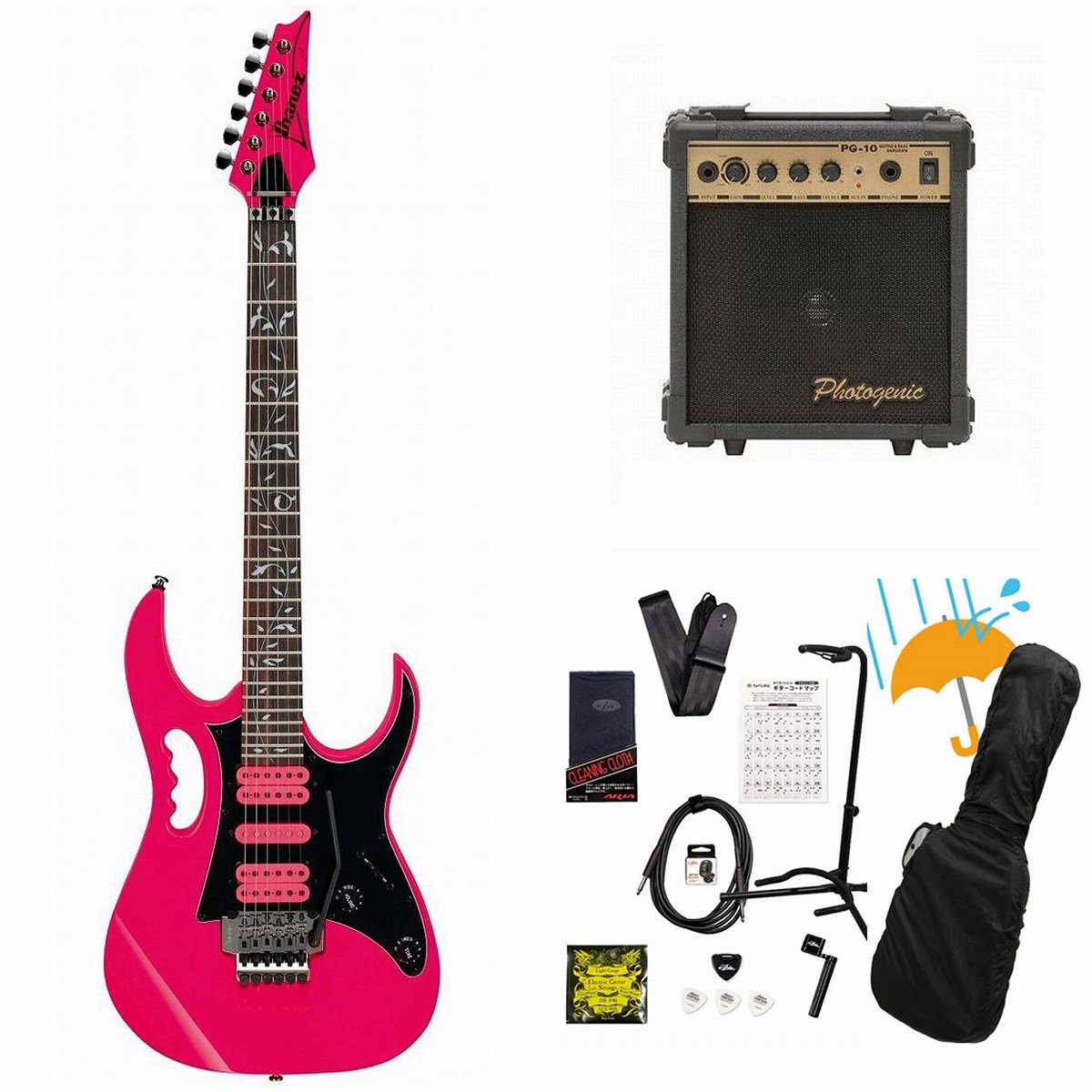 ギター Ibanez JEMJRSP-PK Ibanez / Steve Vai Signature Model JEMJRSP-PK (Pink) [限定モデル