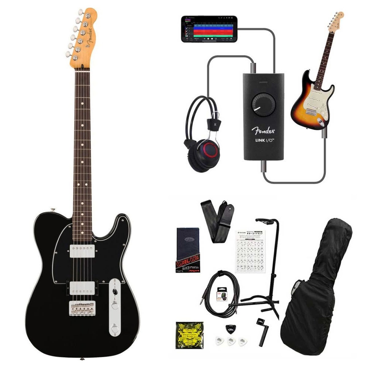 Fender / Player II Telecaster HH Rosewood Fingerboard Black 録音