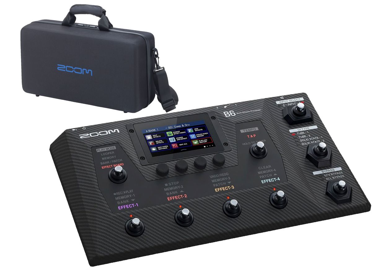 ZOOM / B6 Multi-Effects Processor + CBG-6 純正キャリーバッグセット