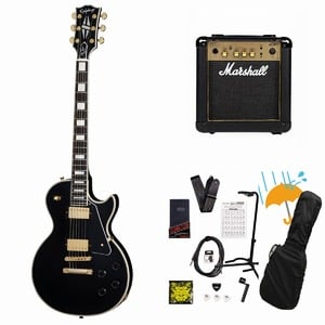 Epiphone / Inspired by Gibson Custom Les Paul Custom Ebony Marshall MG10アンプ付属エレキギター初心者セットR