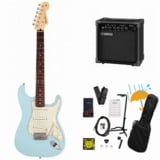 Fender / Made in Japan Junior Collection Stratocaster Rosewood FB Satin Daphne Blue [ショートスケール] YAMAHA GA15IIアンプ付属初心者セットRの商品ページ