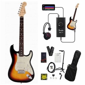 Fender / Made in Japan Junior Collection Stratocaster Rosewood Fingerboard 3-Color Sunburst  録音＆セッションで上達！Fender Link I/O付き13点セット