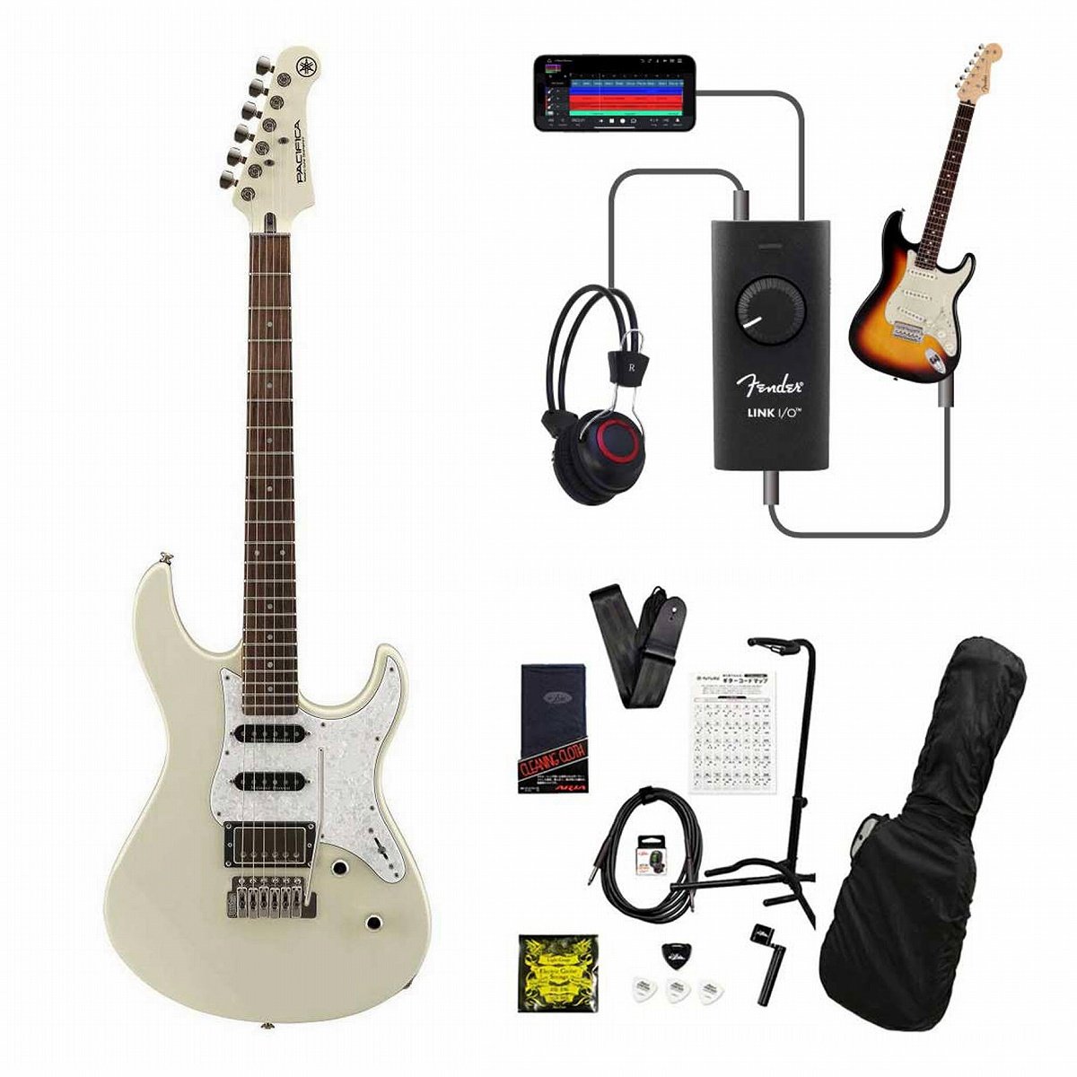 YAMAHA PACIFICA612VIIX【付属品大量】 YAMAHA / Pacifica PAC612VIIX VWH (ヴィンテージホワイト) 録音