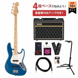 Fender / Made in Japan Hybrid II Jazz Bass Maple Fingerboard Forest Blue フェンダーVOXアンプ付属エレキベース初心者セット