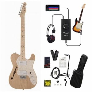 Fender / Made in Japan Traditional 70s Telecaster Thinline Natural  録音＆セッションで上達！Fender Link I/O付き13点セット
