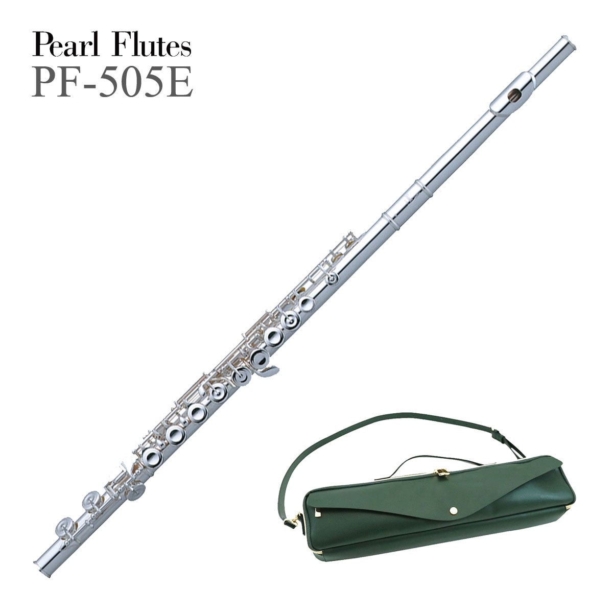 Pearl Flute / PF-505E パール フルート 洋銀製 レガートラルゴセット