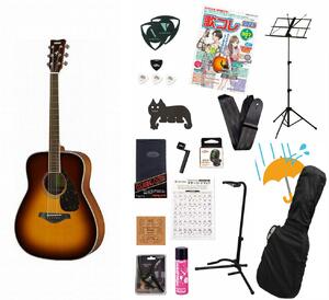 YAMAHA / FG820 BS(ブラウンサンバース) ヤマハ アコースティックギター フォークギター アコギ FG-820 入門 初心者 アコギ弾き語りてんこ盛り18点初心者セットR