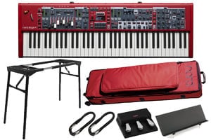 nord ノード / Nord Stage 4 73 [純正ケース＆3本ペダル、スタンドセット！] 73鍵フルウェイテッドトリプルセンサー鍵盤