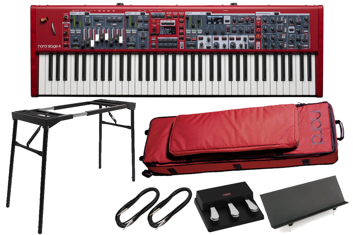 nord ノード / Nord Stage 4 73 [純正ケース＆3本ペダル、スタンド