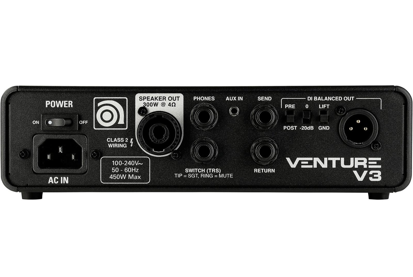 Ampeg Venture V3 アンプヘッド ＆ 専用キャリーバッグセット Ampegの新世代モデル/純正キャリングバッグ同時購入セット] Ampeg