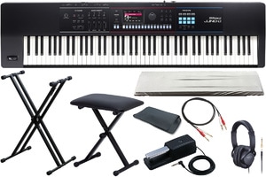 Roland / JUNO-D8 [X型キーボードスタンド + ベンチ + ケーブル +