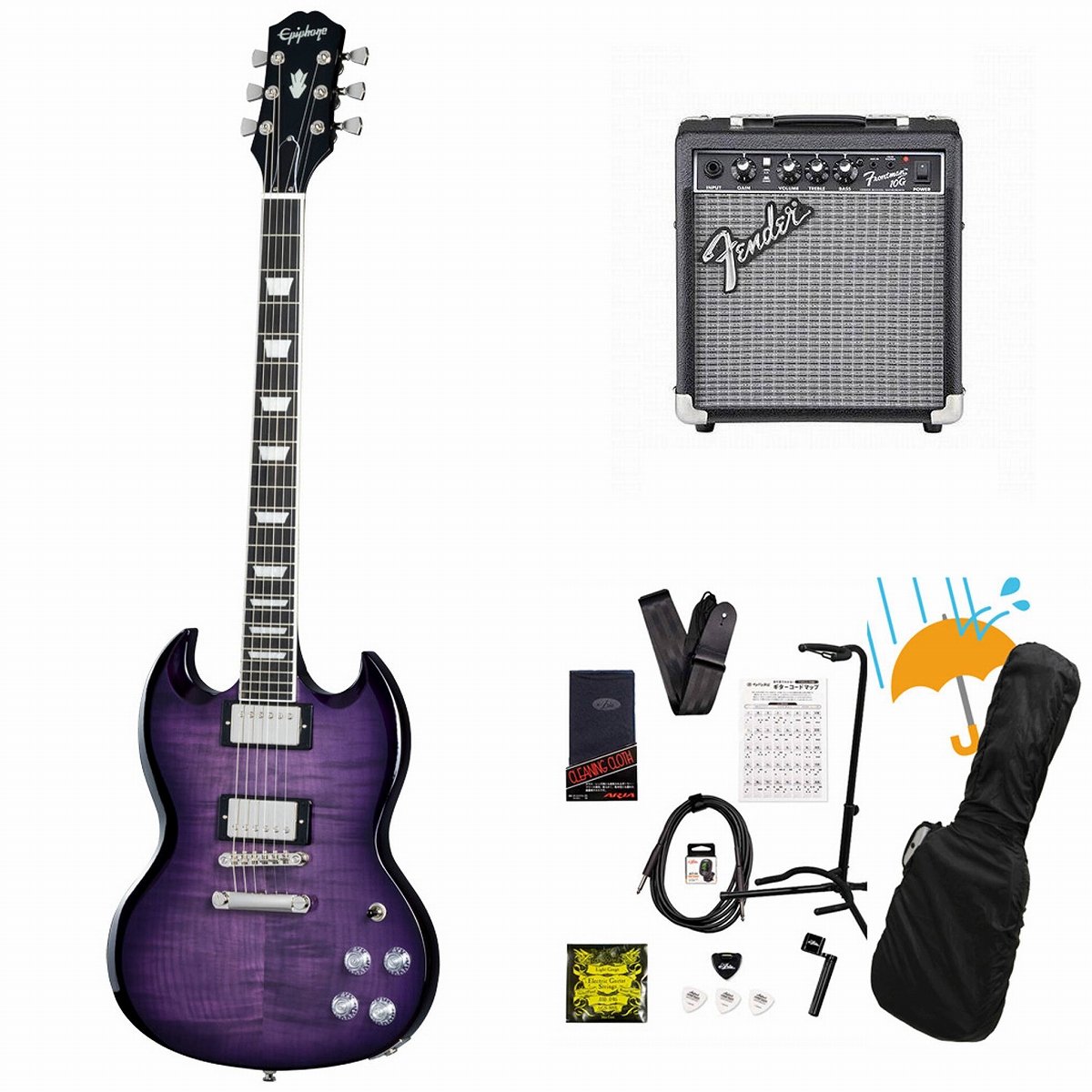 Epiphone / Inspired by Gibson SG Modern Figured Purple Burst