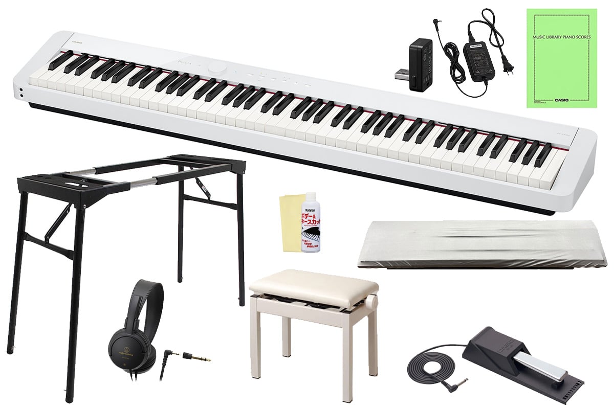 CASIO カシオ / PX-S1100WE(キーボードスタンド＆椅子セット