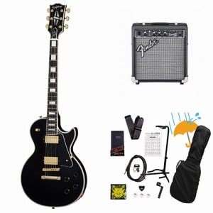 Epiphone / Inspired by Gibson Custom Les Paul Custom Ebony Fender 10Wアンプ付属エレキギター初心者セットR