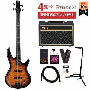 Ibanez / GSR280QA-TYS Transparent Yellow Sunburst ジオ アイバニーズVOXアンプ付属エレキベース初心者セット