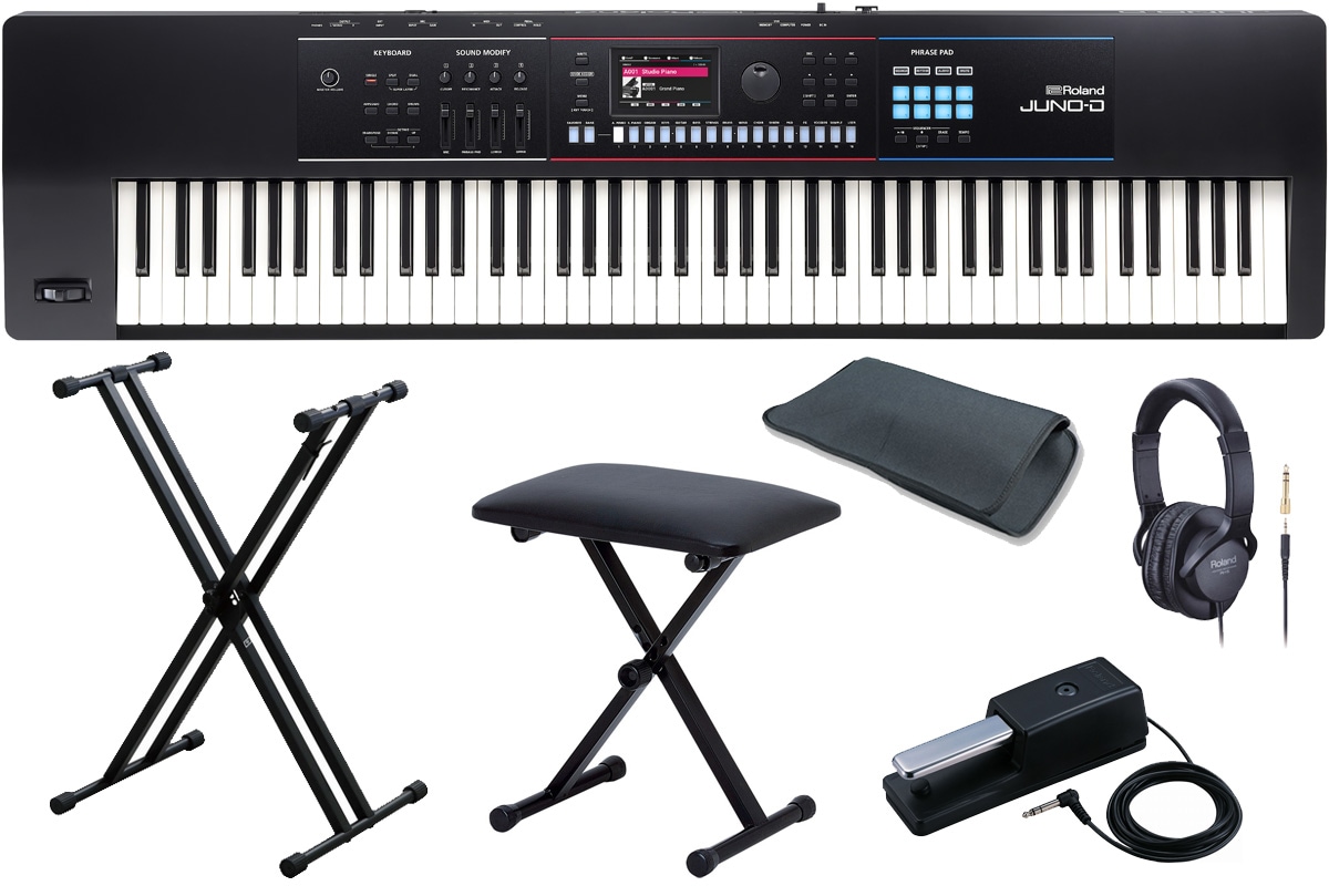 Roland / JUNO-D8[X型スタンド＆キーボードベンチセット！]PHA-4