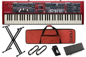 nord ノード / Nord Stage 4 Compact [純正ケース＆ペダル、スタンドセット！] 73鍵セミウェイテッドウォーターフォールトリプルセンサー鍵盤