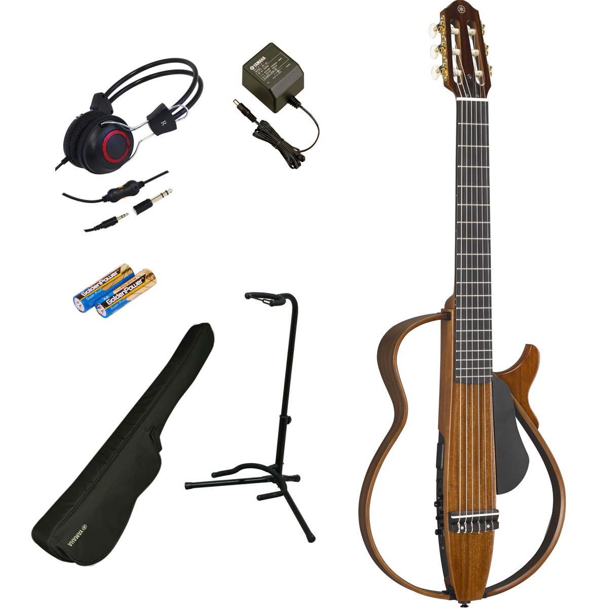 YAMAHA / SLG200NW 【シンプル8点セット】 ヤマハ サイレントギター