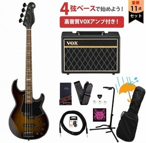 YAMAHA / BB734A ダークコーヒーサンバースト(DCS) BB700 Series Broad Bass アクティブベース VOXアンプ付属エレキベース初心者セットR