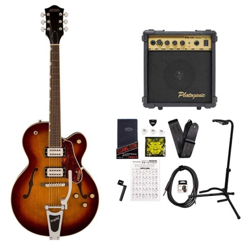 Gretsch / G2420T Streamliner Hollow Body with Bigsby  BroadTron BT-3S Pickups Havana Burst PG-10アンプ付属エレキギター初心者セットR