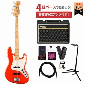 Fender / Player II Jazz Bass Maple Fingerboard Coral Red フェンダー VOXアンプ付属エレキベース初心者セット