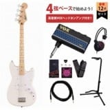 Squier by Fender / Sonic Bronco Bass Maple Fingerboard White