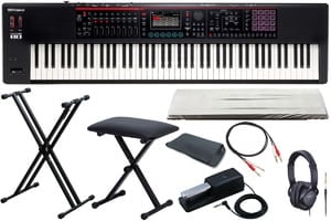 Roland ローランド / FANTOM-08 [X型キーボードスタンド + ベンチ +