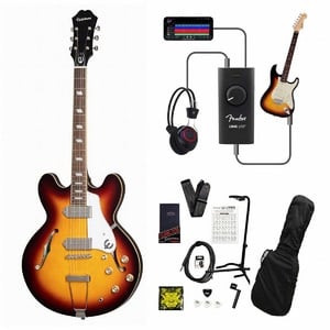 Epiphone / Casino Vintage Sunburst  録音＆セッションで上達！Fender Link I/O付き13点セット
