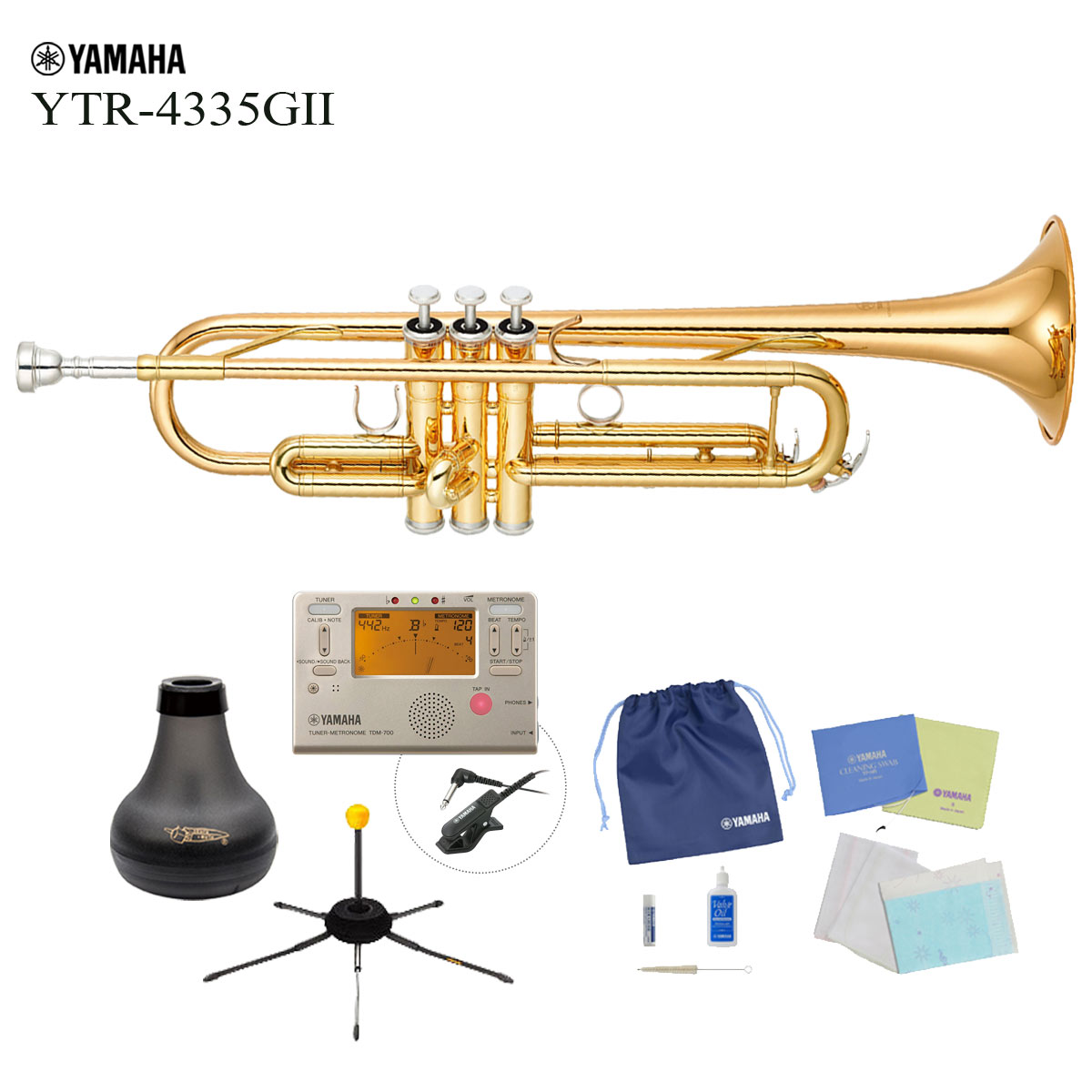 管楽器・吹奏楽器 YTR-4335GII//J 管楽器・吹奏楽器 YTR-4335GII//J YTR-4335GII - Overview - Bb