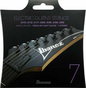 Ibanez / IEGS71 エレキギター用弦 7弦 レギュラーライトゲージ エレキギター弦 【正規代理店製品】