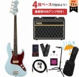 Fender / Gold Foil Jazz Bass Ebony FB Sonic Blue VOXアンプ付属エレキベース初心者セットRの商品ページ