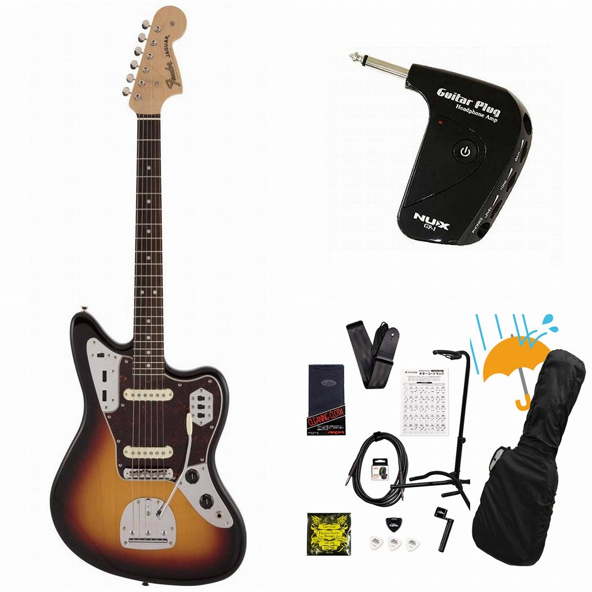 Fender / Made in Japan Traditional 60s Jaguar Rosewood FB 3-Color