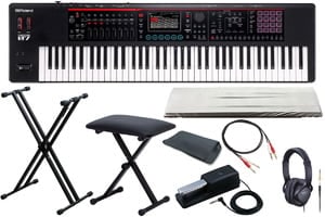 Roland ローランド / FANTOM-07 [X型キーボードスタンド + ベンチ +