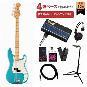 Fender / Player II Precision Bass Maple FB Aquatone Blue VOXヘッドホンアンプ3付属エレキベース初心者セットR