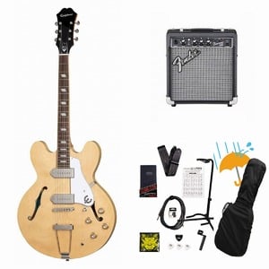 Epiphone / Casino Natural カジノ Fender 10Wアンプ付属エレキギター初心者セットR