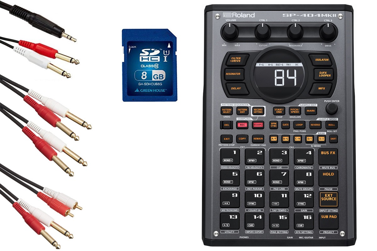 DJ機材 Roland SP-404MKII LINEAR WAVE SAMPLER Roland / SP-404MKII【ケーブル3種セット！】LINEAR WAVE SAMPLER