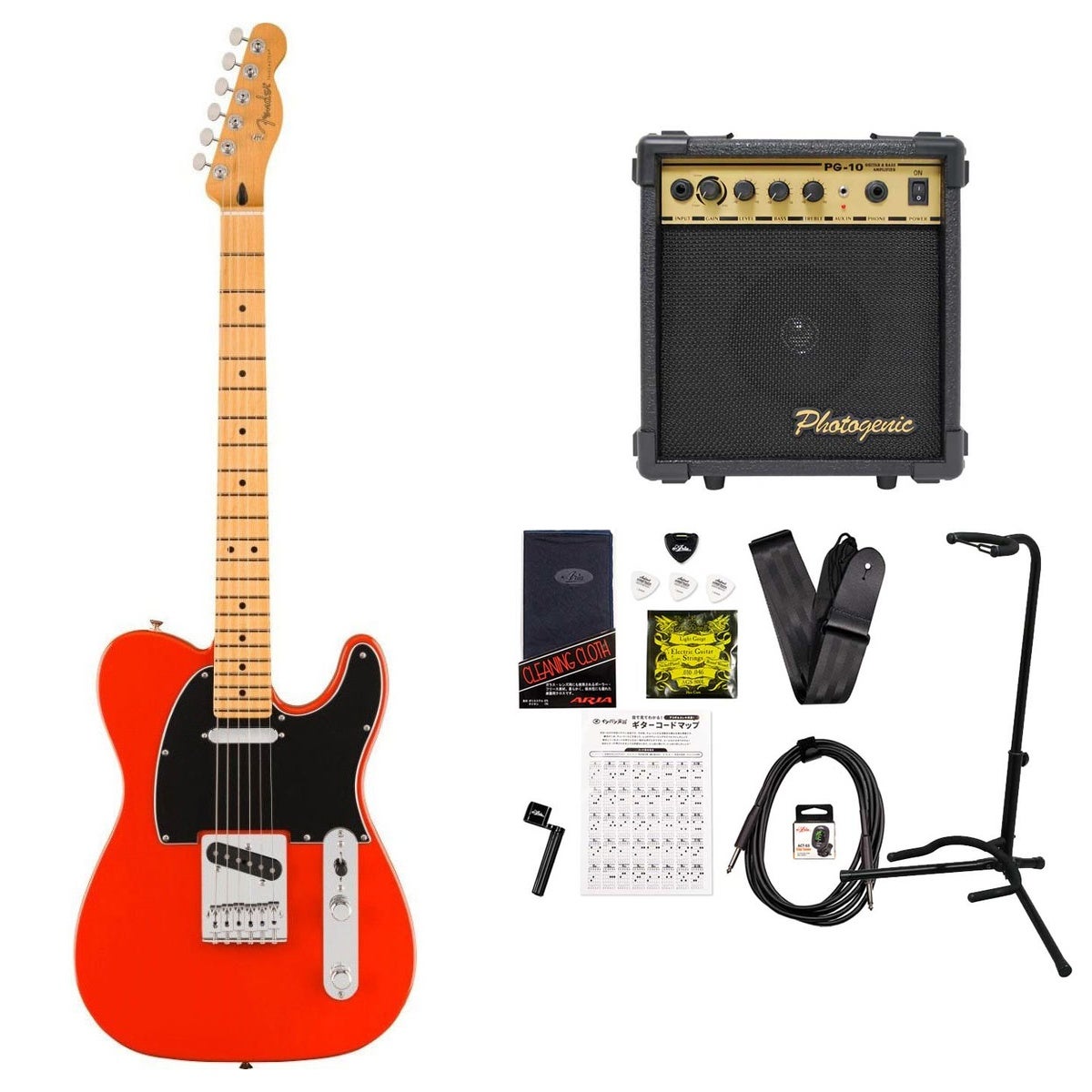 Fender / Player II Telecaster Maple FB Coral Red エレキギター PG