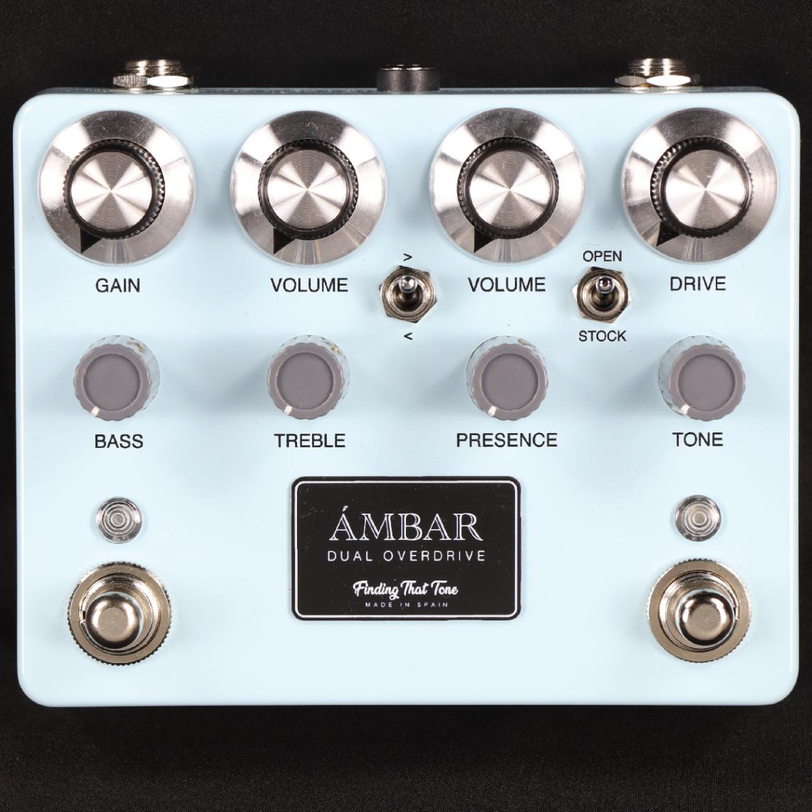 ギター Finding That Tone AMBAR/SONIC BLUE Finding That Tone / AMBAR Sonic Blue Dual Overdrive オーバー