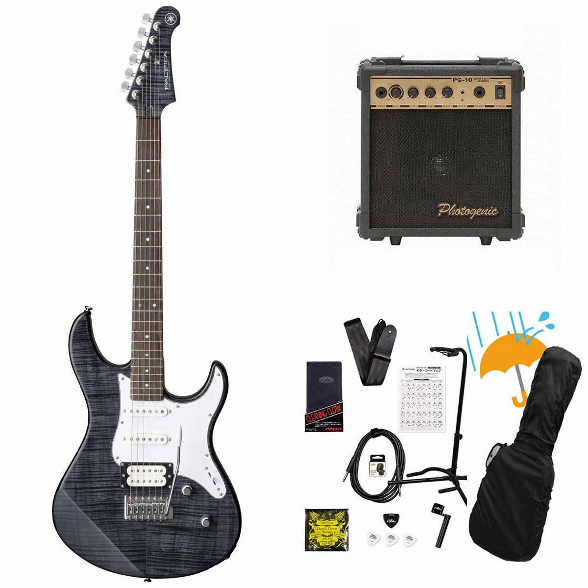 YAMAHA / PACIFICA212VFM TBL(トランスルーセントブラック) エレキ