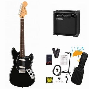 Fender / Player II Mustang Rosewood FB Black エレキギター YAMAHA GA15IIアンプ付属初心者セットR