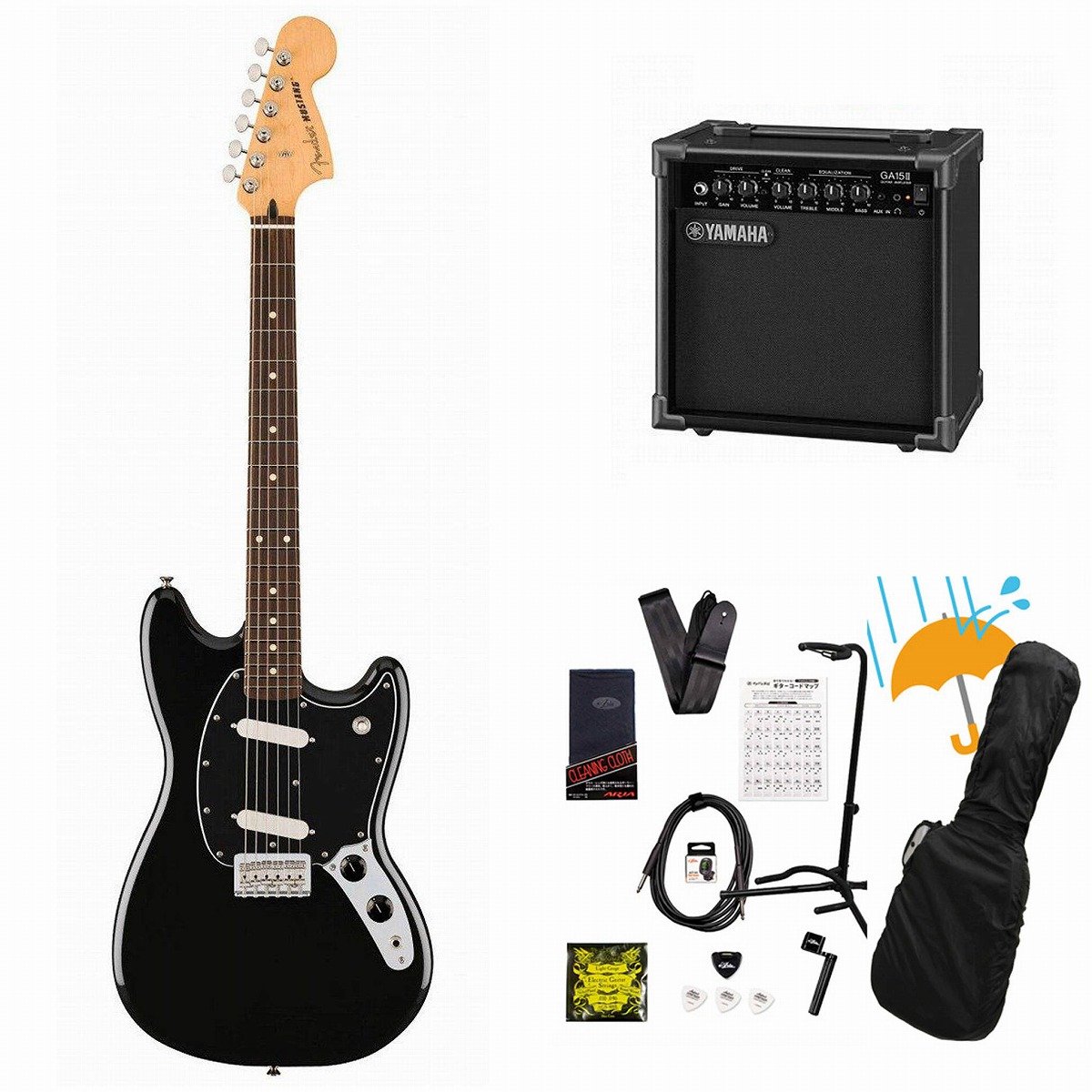 Fender / Player II Mustang Rosewood FB Black エレキギター YAMAHA