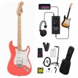 Squier / Sonic Stratocaster HSS Maple Fingerboard White Pickguard Tahitian Coral 録音&セッションで上達!Fender Link I/O付き13点セットの商品ページ