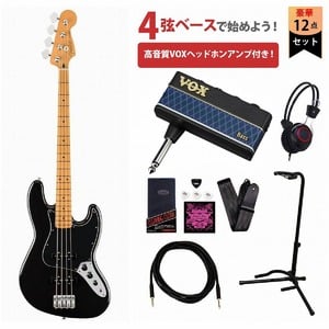 Fender / Player II Jazz Bass Maple FB Black VOXヘッドホンアンプ3付属エレキベース初心者セットR
